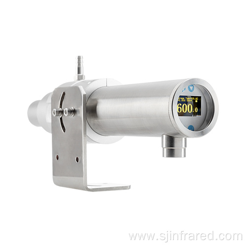 Non contact simple radiation temperature measure instrument